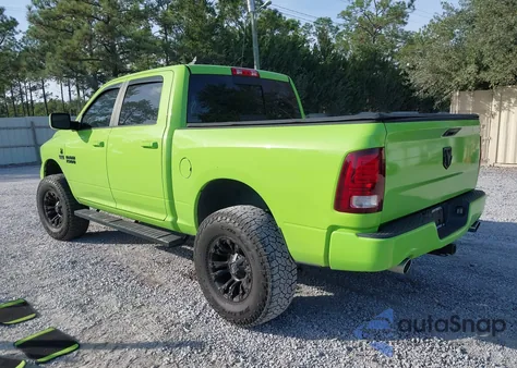 2017 Ram 1500 Sport 4X2 5'7 Box from USA, damaged, VIN 1C6RR6MT5HS763367